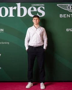 Yaroslav as a guest at the Forbes Luxembourg Under 30 event