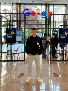 Yaroslav at the Google office in Paris